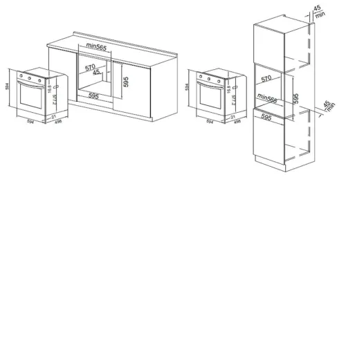 Духовой шкаф AKPO PEA 7207SED04 BX
