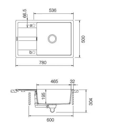 Кухонная мойка SCHOCK Optima 60D Max Cristalite оникс