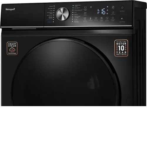 Стиральная машина WEISSGAUFF WM 47147 DC Inverter Steam Black