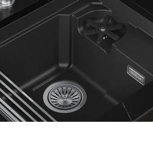 Кухонная мойка GRANULA 7309RU черный