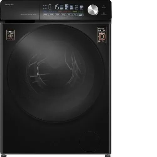 Стиральная машина WEISSGAUFF WM 45126 Steam Direct Drive Matt Black