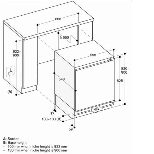 Морозильная камера GAGGENAU RF202180