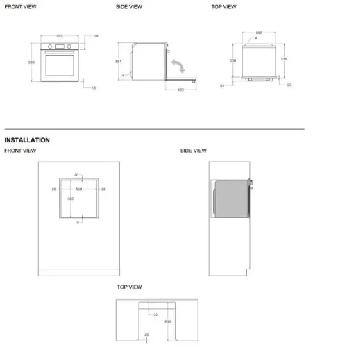 Духовой шкаф BERTAZZONI FMOD6115PLB2