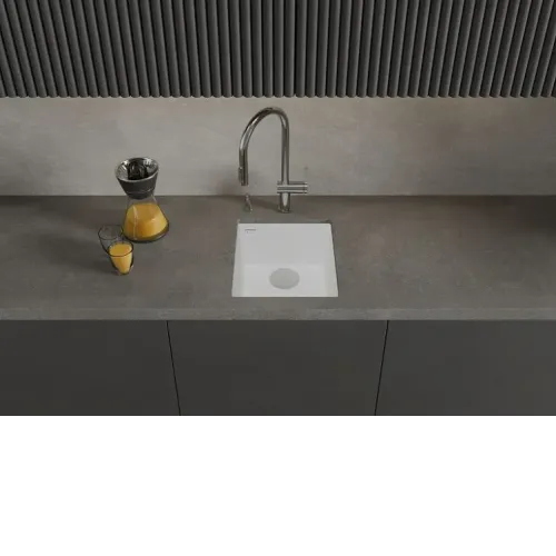 Кухонная мойка RIVELATO STRIA 4134 Bianco latte