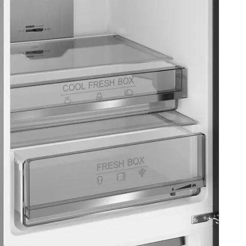 Холодильник WEISSGAUFF WRK 195 D Full NoFrost Beige Glass