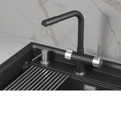 Смеситель GRANULA 5015 шварц