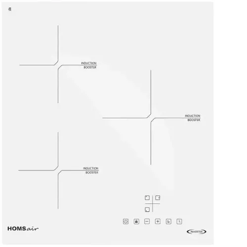 Варочная поверхность HOMSair HI43AWH