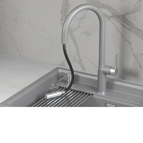 Смеситель GRANULA 9010 алюминиум