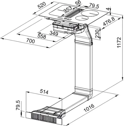 Варочная поверхность FRANKE FSM 709 HI LL KIT (340.0678.204)