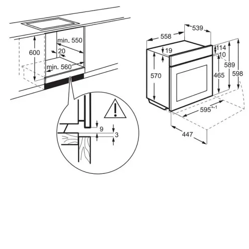 Духовой шкаф ELECTROLUX EOH4P56BX