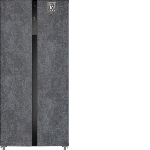 Холодильник WEISSGAUFF WSBS 500 Inverter NoFrost Rock Glass