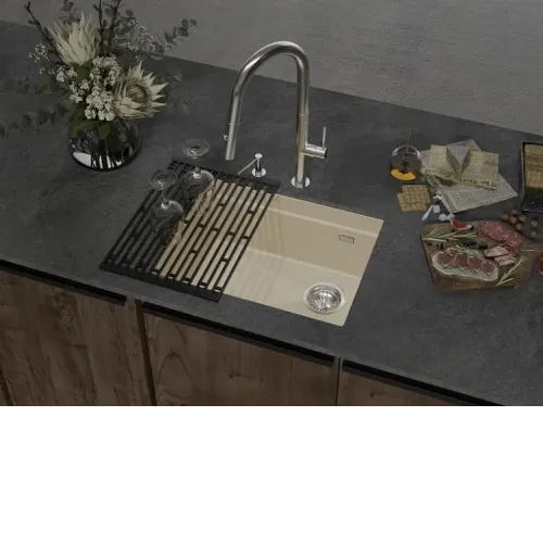 Кухонная мойка RIVELATO LINO 554-R beige scuro