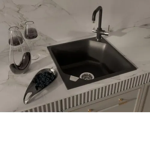 Смеситель RIVELATO Tovel antracite cromo