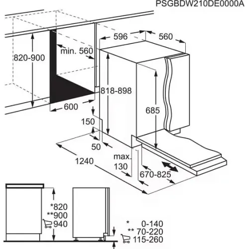 Посудомоечная машина AEG FSE76727P