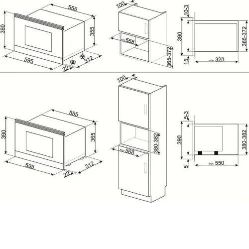 Микроволновая печь SMEG MP722AO