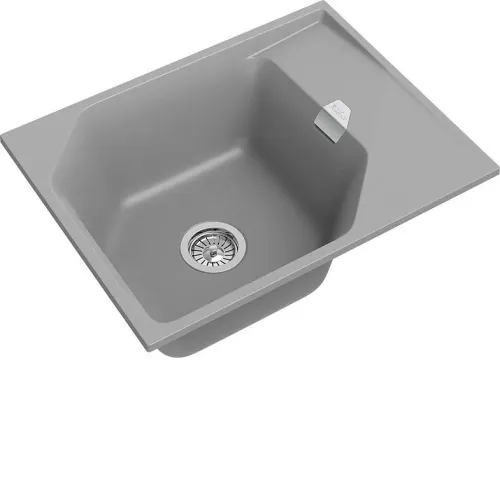 Кухонная мойка RIVELATO LOCUS 65 grigio metallizzato