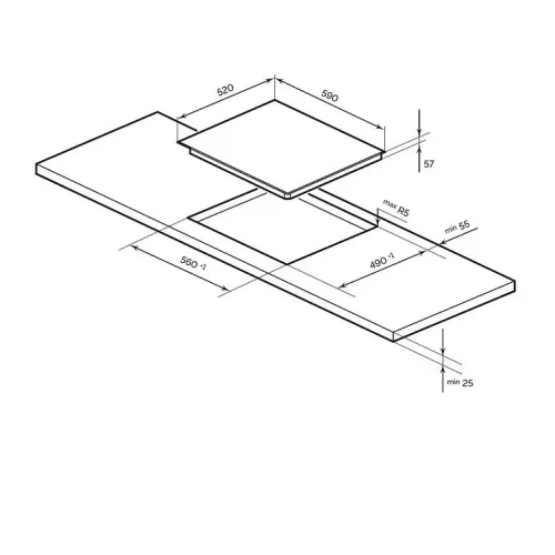 Варочная поверхность LEX EVI 640A I IV