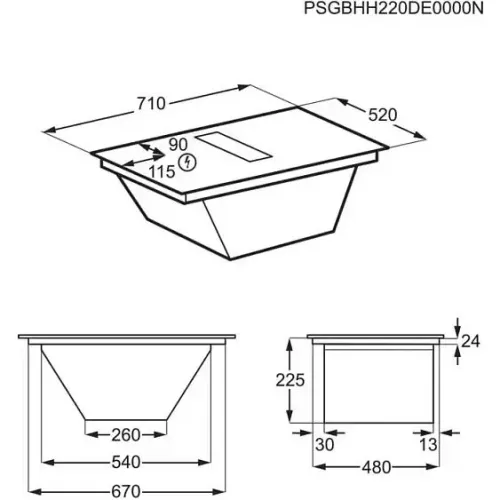 Варочная поверхность AEG TCH74B01FB
