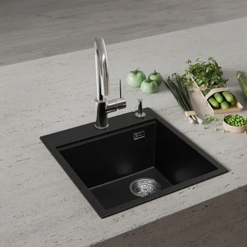Кухонная мойка RIVELATO TESORO 455-R nero