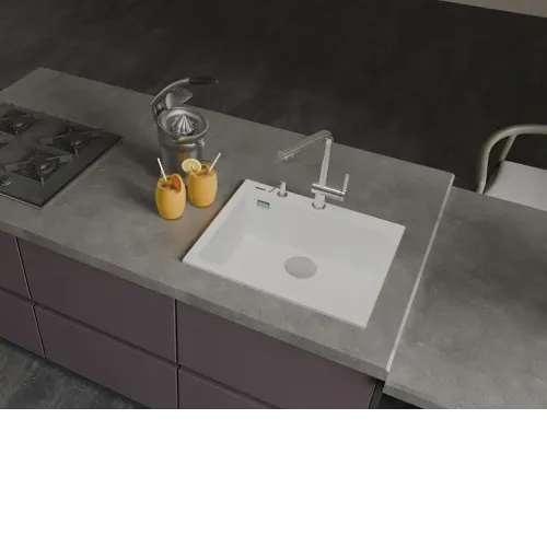 Кухонная мойка RIVELATO ZENO 6051 Bianco latte