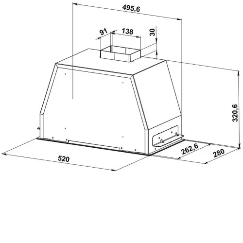 Вытяжка KANZLER D 549 B