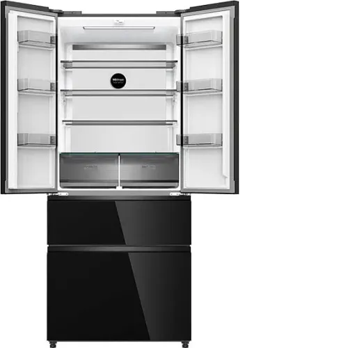 Холодильник WEISSGAUFF WFD 450 Built-in Inverter NoFrost Black Glass