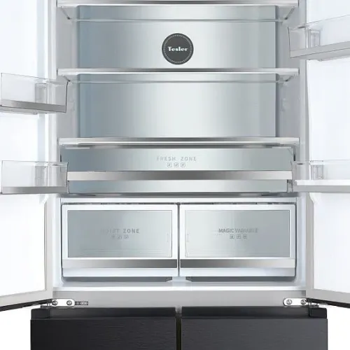 Холодильник TESLER RFD-427BI Sparkling Grey