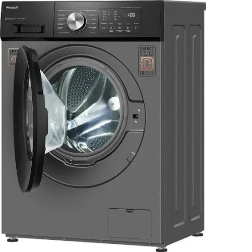Стиральная машина WEISSGAUFF WM 45127 Direct Drive Inverter Steam Deep Grey