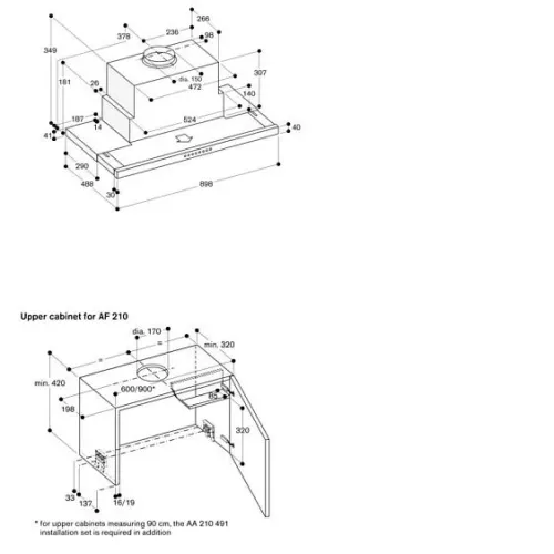 Вытяжка GAGGENAU AF210192