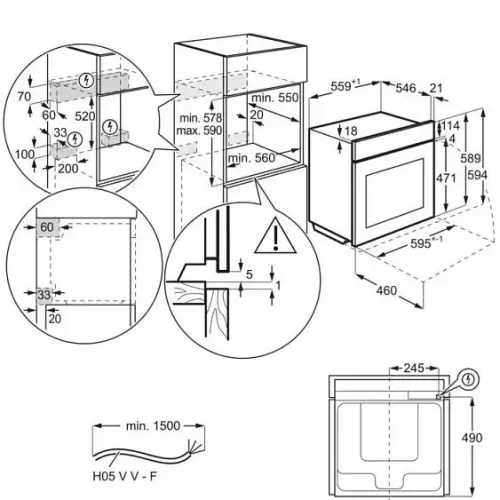 Духовой шкаф ELECTROLUX KOAAS3ST