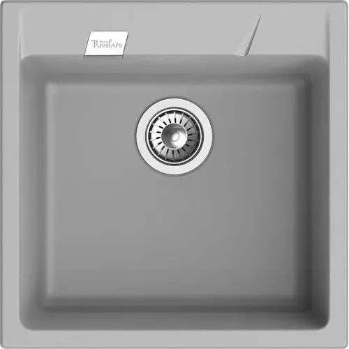 Кухонная мойка RIVELATO RAUM 50 grigio metallizzato