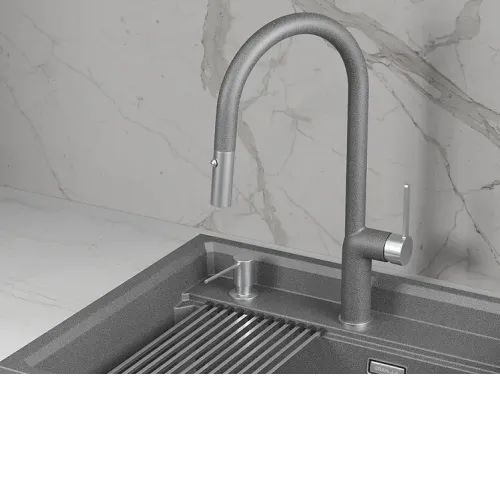 Смеситель GRANULA 9010 графит