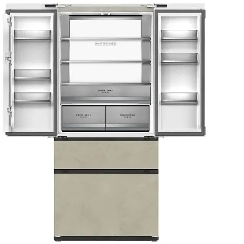 Холодильник TESLER RFD-517BI MARBLE BEIGE