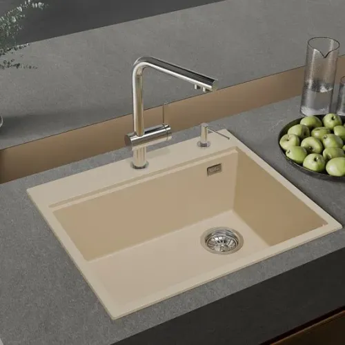 Кухонная мойка RIVELATO TESORO 605-R beige scuro