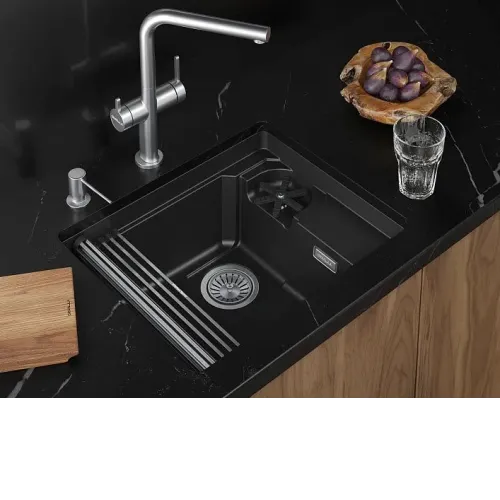 Кухонная мойка GRANULA 5505RU шварц