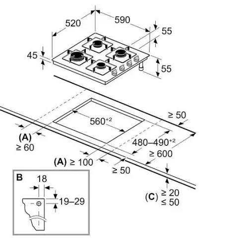 Варочная поверхность BOSCH POH6B6K30