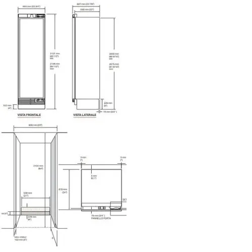 Морозильная камера SIGNATURE SKSCF2431P