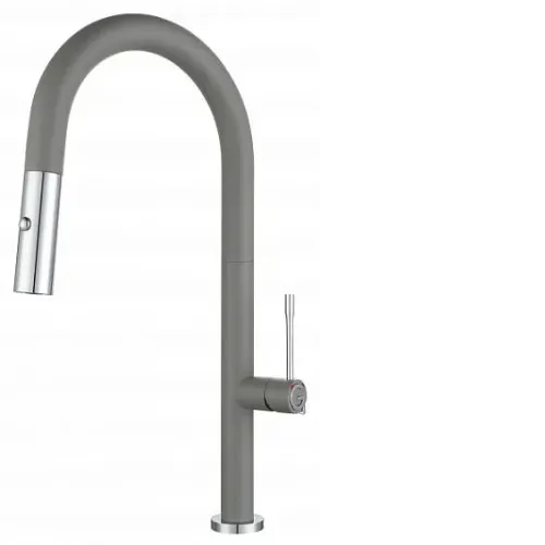 Смеситель RIVELATO Asti grigio metallizzato cromo
