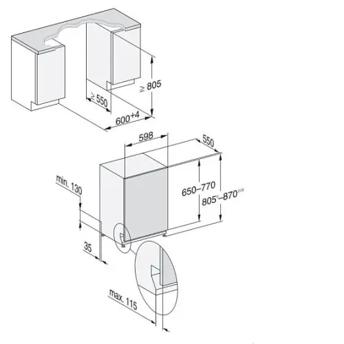 Посудомоечная машина MIELE G 5851 SCVi Active Plus EDST