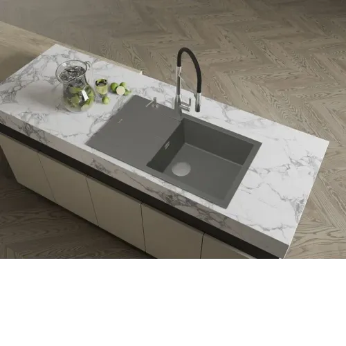 Кухонная мойка RIVELATO LUMO 8650 Titanio