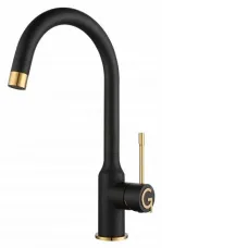 Смеситель RIVELATO Garda antracite oro