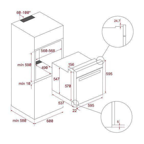 Духовой шкаф TEKA HLB 8600 WHITE (111000012)