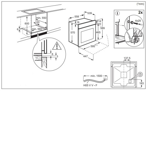 Духовой шкаф ELECTROLUX EOD3C40BX