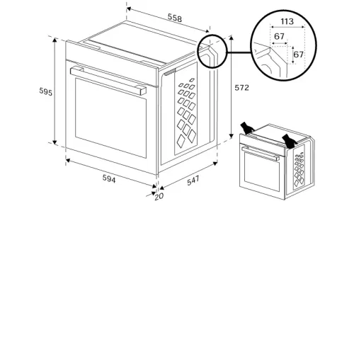 Духовой шкаф HOTPOINT-ARISTON FE8 S 832 DSH BLG