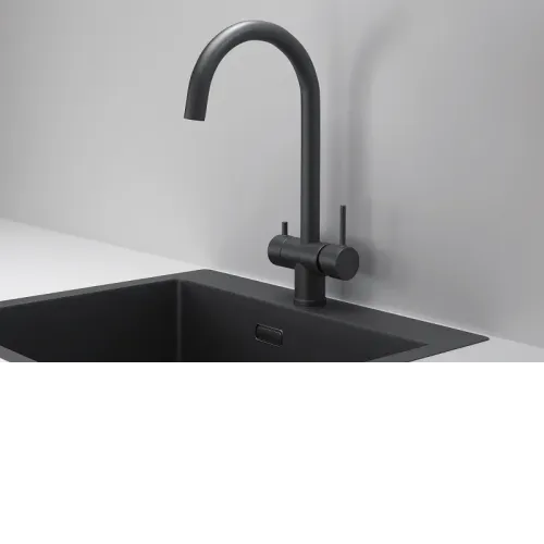 Смеситель GRANULA KS-7104 черный/матовый