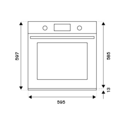Духовой шкаф BERTAZZONI F6011MODPTX/23