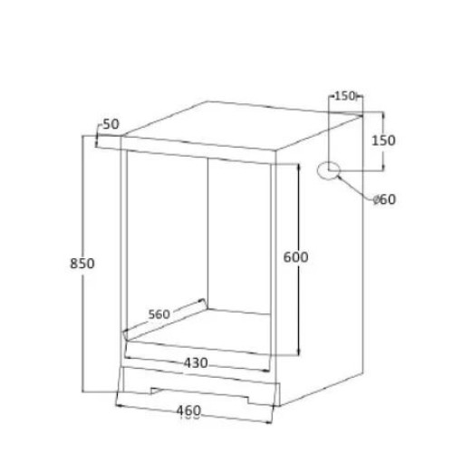 Духовой шкаф MEFERI MEO454BK LIGHT