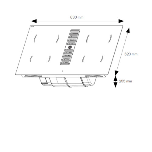 Варочная поверхность BERTAZZONI P804ICH30NP
