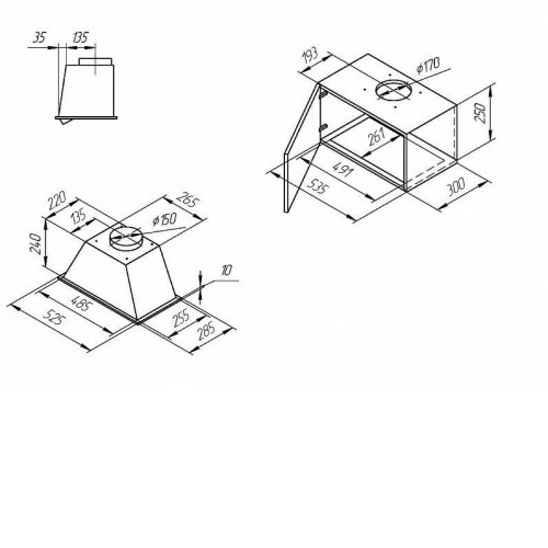 Вытяжка KUPPERSBERG INLINEA 52 B X