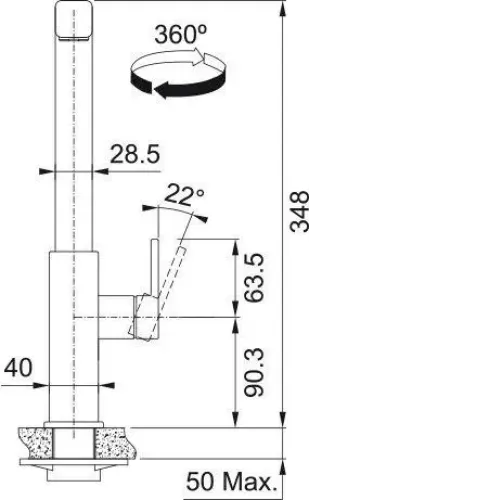 Смеситель FRANKE Mythos Nozzle (115.0550.442)
